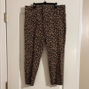 Banana Republic Leopard Print Sloan Women's Pants